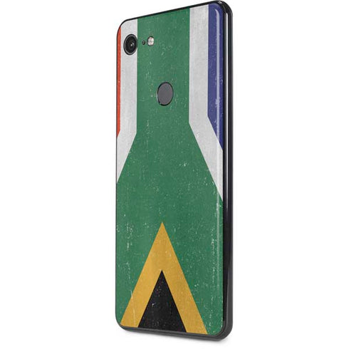 South Africa Flag Distressed Google Pixel 3 XL Skin